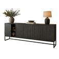 Timo Sideboard - 4 Door - Extra Large - with Slatted Front - Oiled Ash - Variation Available